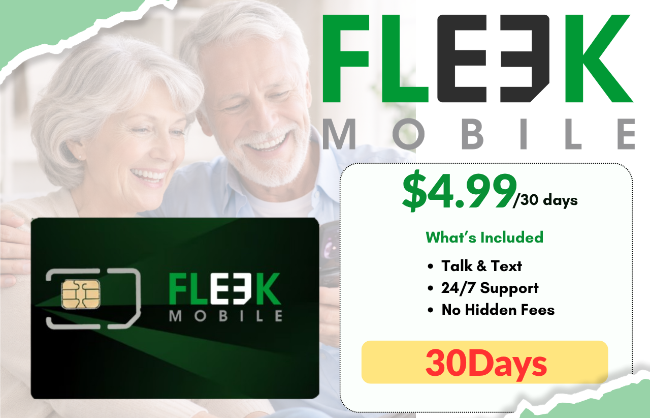 $4.99Plan FLEEKMOBILE Preloaded Plan + Shipping